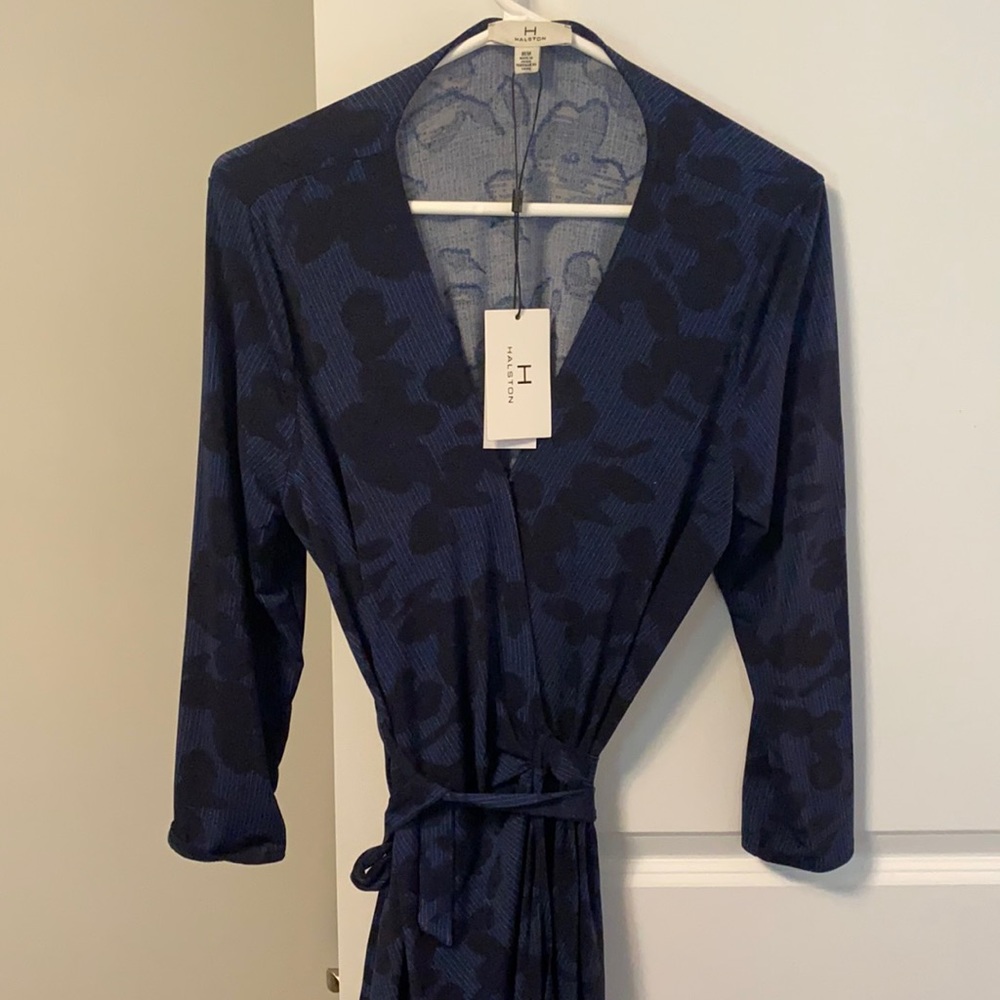 NWT H by Halston Wrap Dress